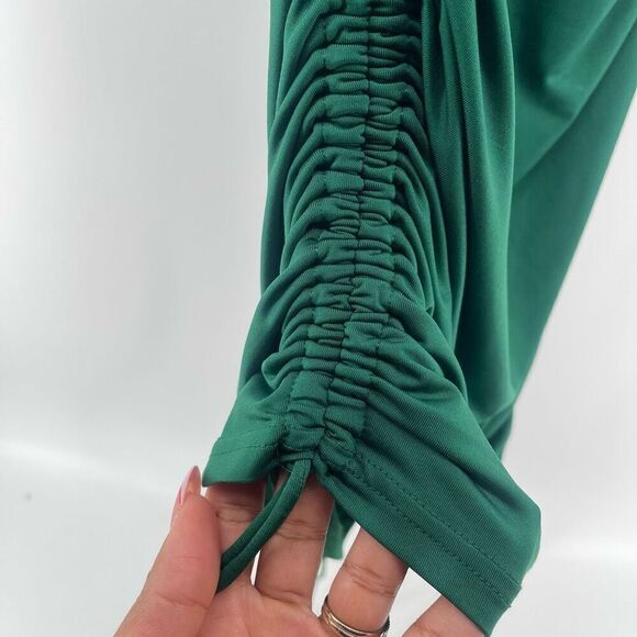 Superdown Women’s Cory Green Ruched Side Pullover Sleeveless Dress Large - Picture 7 of 14